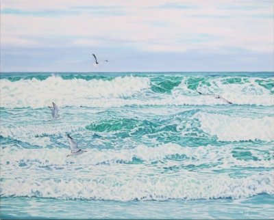 Anaura Bay and Seagulls, East Coast NZ